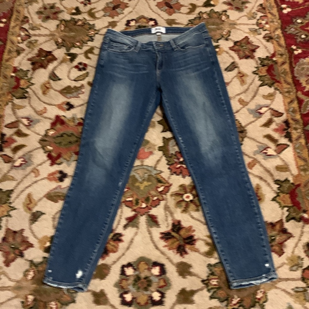PAIGE Women's Verdugo Ankle Jeans, Size 28/27 blue